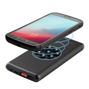 Bezprzewodowy power bank 10000 mAh Mauro Conti z przyssawkami, ładowarka bezprzewodowa 10W | Stef - V4833-03