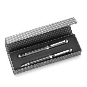 Zestaw piśmienny, długopis i pióro kulkowe - V1066-03