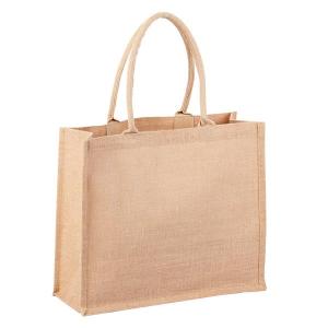 Torba na zakupy z juty Natural Shopper, beżowy