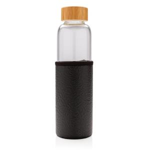 Szklana butelka sportowa 550 ml w pokrowcu - P436.291