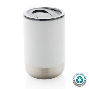 Kubek termiczny 360 ml, stal nierdzewna z recyklingu - P433.063