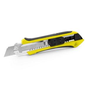 Nóż do tapet z mechanizmem zabezpieczającym, zapasowe ostrza w komplecie | Sutton - V7237-08