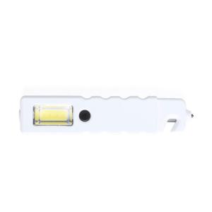 Latarka bezpieczeństwa 4 COB i 1 LED, przecinak do pasów, młotek bezpieczeństwa - V9727-02