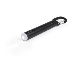 Latarka 1 LED, długopis i karabińczyk - V8735-03