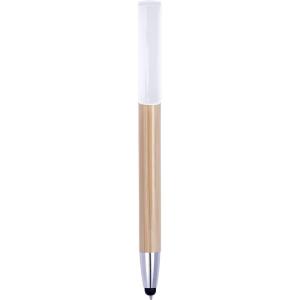 Bambusowy długopis, touch pen, stojak na telefon - V1929-02