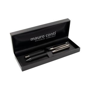 Zestaw piśmienny Mauro Conti, długopis i pióro kulkowe | Willie - V9346-03