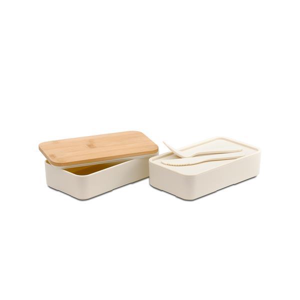 Machico lunch box podwójny, beżowy-1638590