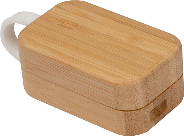 Słuchawki bezprzewodowe w bambusowym pudełku-1195159