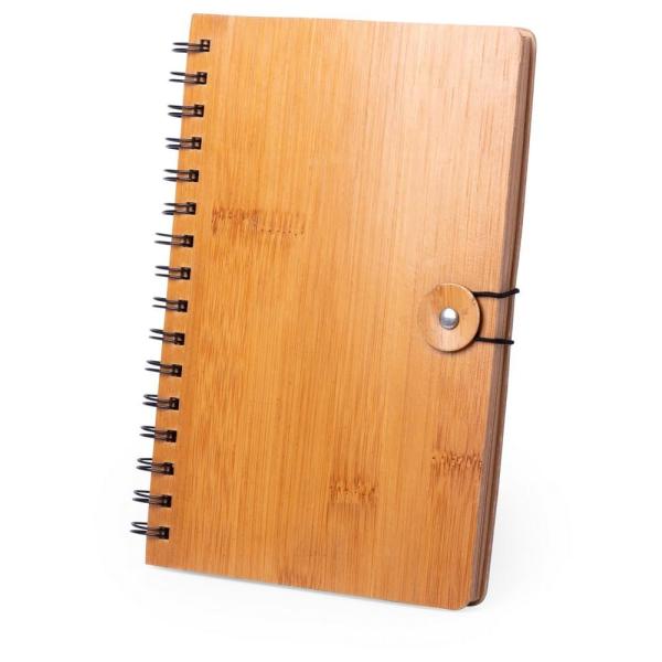 Bambusowy notatnik ok. A5 - V2968-16-1450380