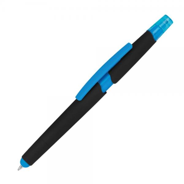 Długopis plastikowy do ekranów dotykowych z zakreślaczem 1096524-167216