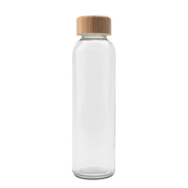 Szklana butelka Aqua Madera 500 ml, brązowy-1638723