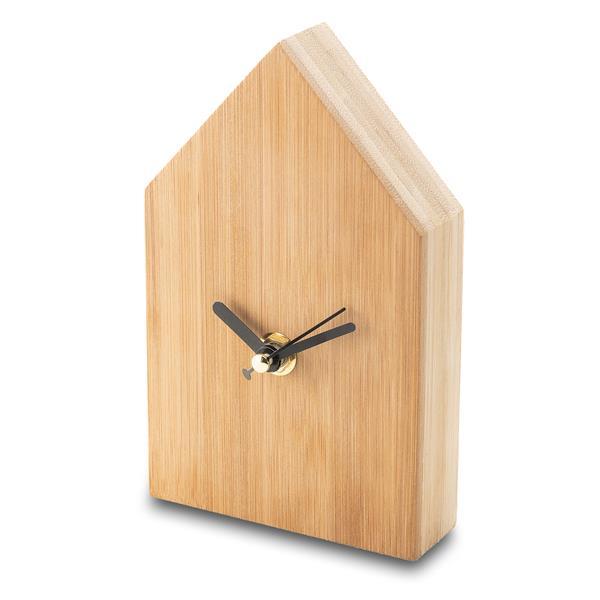 Zegar bambusowy La Casa, brązowy-1638957