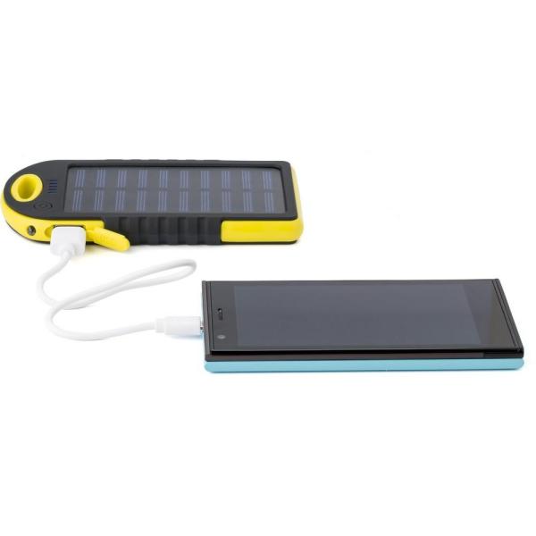 Power bank 4000 mAh, ładowarka słoneczna - V0126-08-1483477