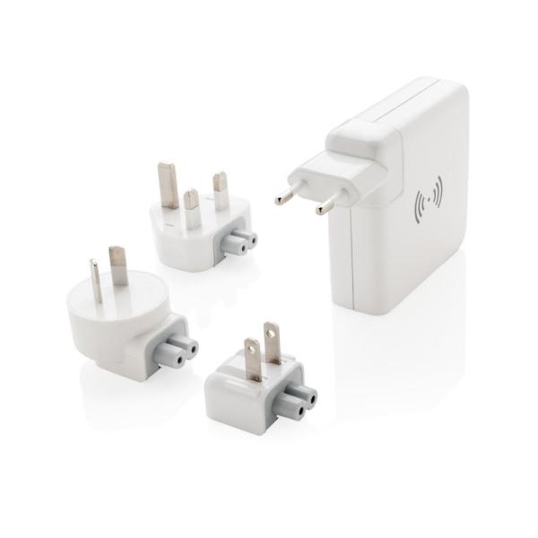 Adapter podróżny, bezprzewodowy power bank 6700 mAh - P820.551-1449696