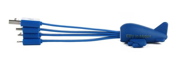 Kabel w indywidualnym kształcie 3w1-168012