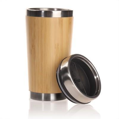 Bambusowy kubek podróżny 500 ml | Mark - V0845-17