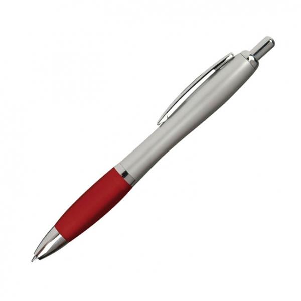 Długopis plastikowy, gumowany-1834436