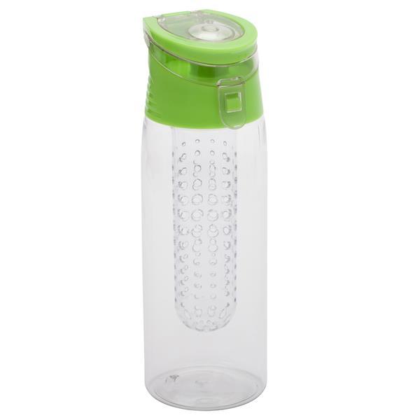 Bidon Frutello 700 ml, zielony/transparentny-1635915