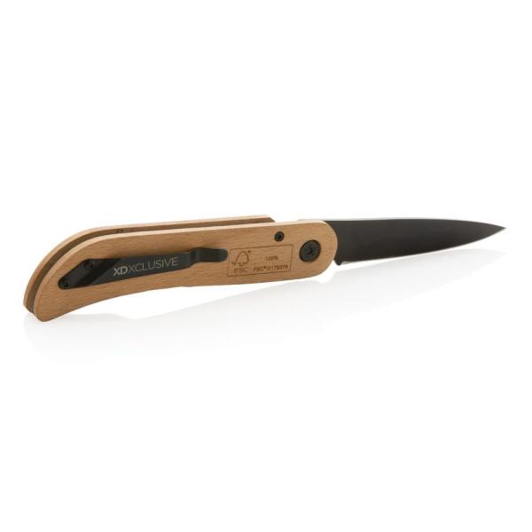 Drewniany nóż składany, scyzoryk Nemus - P414.039-1464102
