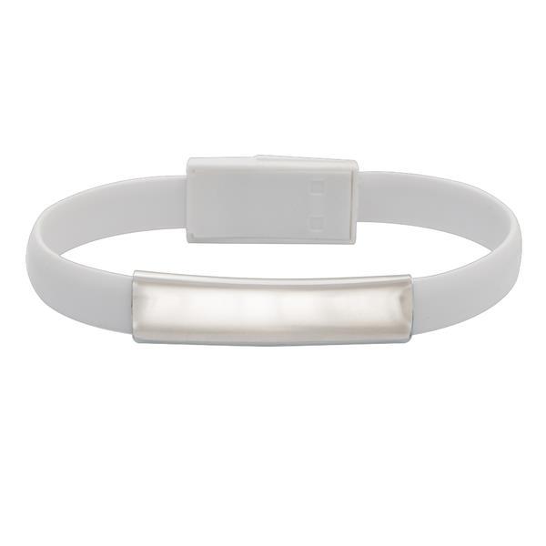 Bransoletka USB Bracelet, biały-1636388