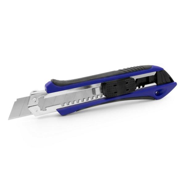 Nóż do tapet z mechanizmem zabezpieczającym, zapasowe ostrza w komplecie | Sutton - V7237-04-1461243