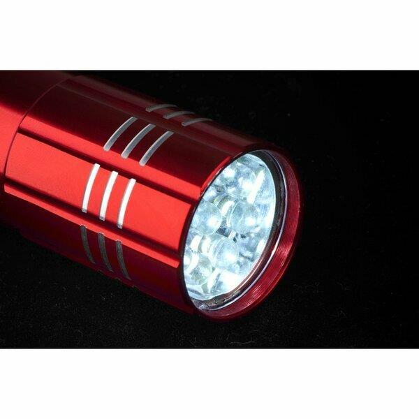 Latarka LED Jewel, czerwony-1635112