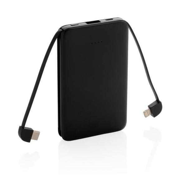 Power bank 5000 mAh, zintegrowany kabel 3 w 1 - P322.081-1451940