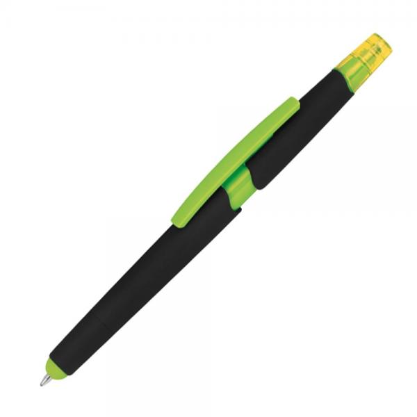 Długopis plastikowy do ekranów dotykowych z zakreślaczem 1096529-167022