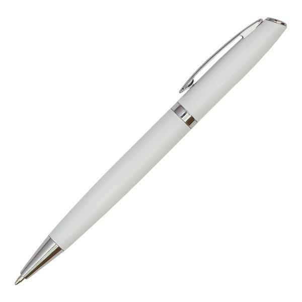 Długopis aluminiowy Trail, biały-1639764
