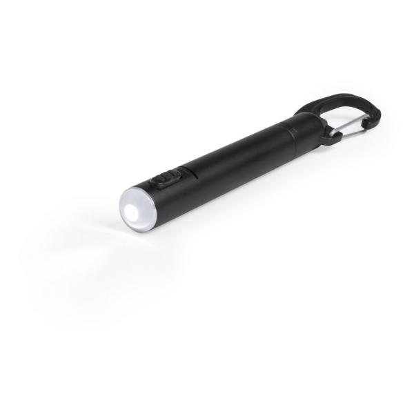 Latarka 1 LED, długopis i karabińczyk - V8735-03-1445895