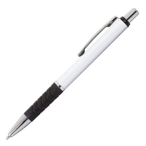 Długopis Andante, biały/czarny-1635360