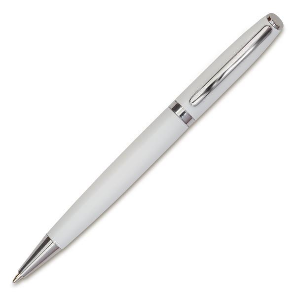 Długopis aluminiowy Trail, biały-1639763