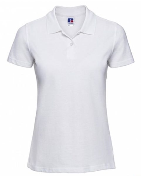 502.00 Koszulka Polo damska Russell Piqué R-569F-0 biała