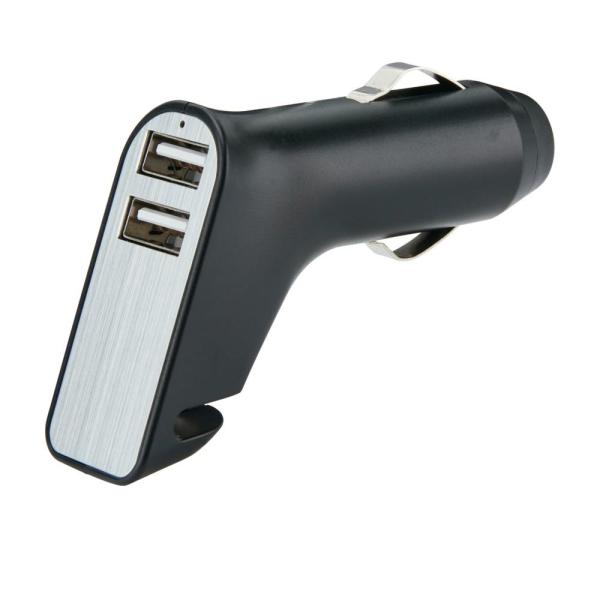 Ładowarka samochodowa USB, młotek bezpieczeństwa - P302.401-1445639