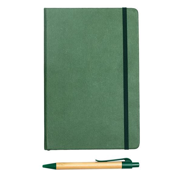 Zestaw upominkowy notes z długopisem Forest, zielony-1639454