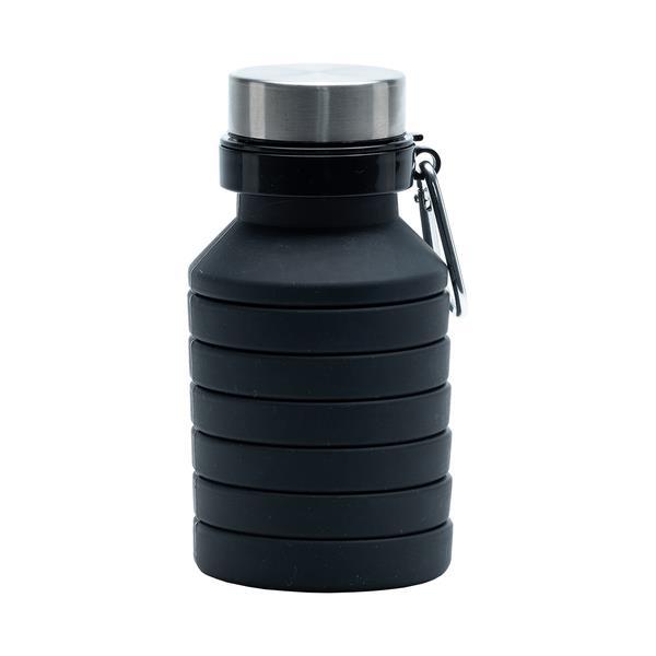 Składany bidon sportowy Makalu 550ml, czarny-1638323