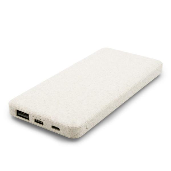 Power bank 8000 mAh ze słomy pszenicznej | Jenkins - V0725-00-1462855